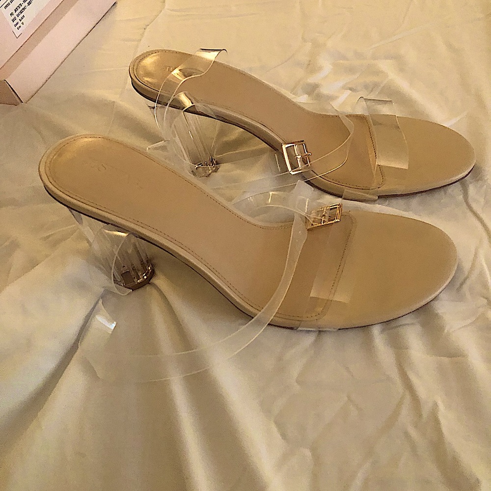 Hanna Transparent Heeled Sandal